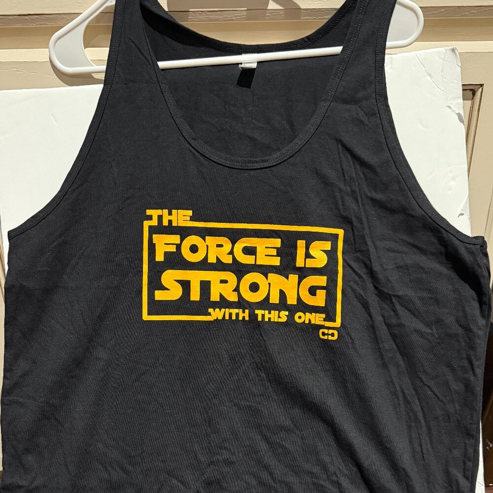 Mens - The Force is Strong with this One - Beachbody Logos on Back
